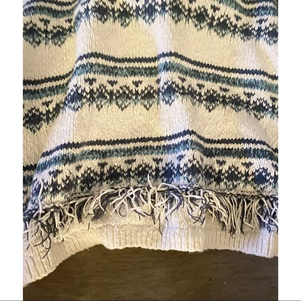 ✨4xHP✨Abercrombie Kids Girls Knit Fringed Sweater✨